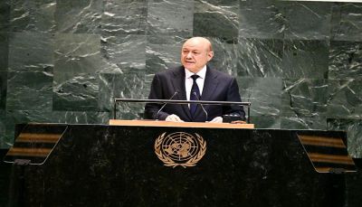 "العليمي" يدعو لتشكيل تحالف دولي لمكافحة ارهاب مليشيات إيران في اليمن والمنطقة