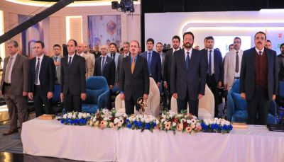 عضو مجلس القيادة الرئاسي يدشّن البث الرسمي لقناة سبأ الفضائية في مدينة مأرب