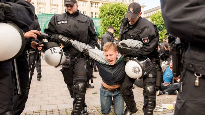 احتجاجات في ألمانيا قبل انطلاق قمة مجموعة العشرين