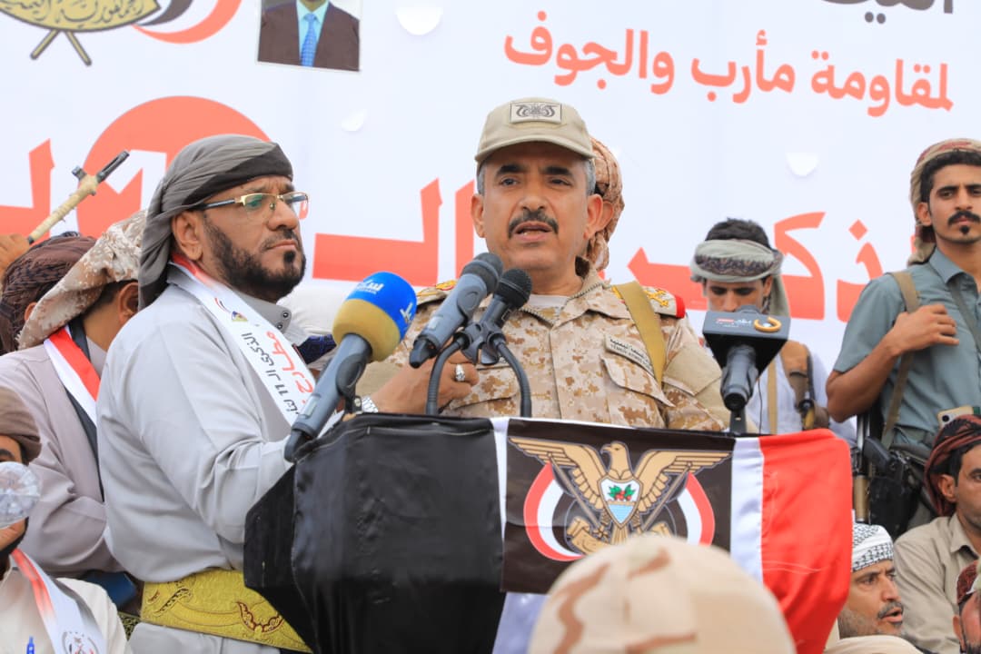 مقاومة مأرب والجوف تحيي الذكر11 لمطارح نخلاء