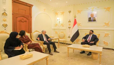 "العرادة" يستقبل السفير الألماني في مأرب