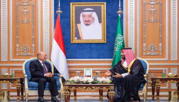 العليمي والزنداني يشيدان بالدعم السعودي المخصص لتغطية الرواتب وسد عجز الموازنة