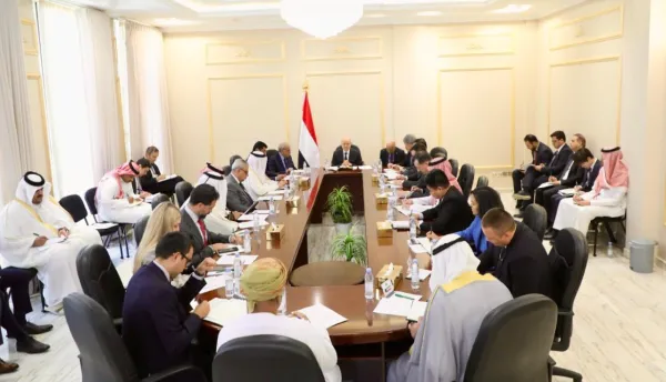 "العليمي" يدعو المجتمع الدولي إلى موقف دولي حازم تجاه التدخلات الايرانية في الشأن اليمني