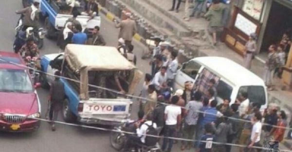 مليشيا الحوثي تعتدي على تظاهرات بصنعاء احتجاجًا على انعدام الغاز