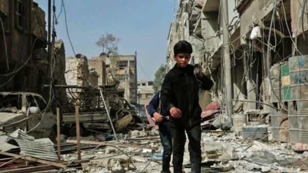 تحذيرات دولية بشأن معاناة الأطفال النازحين من الغوطة الشرقية