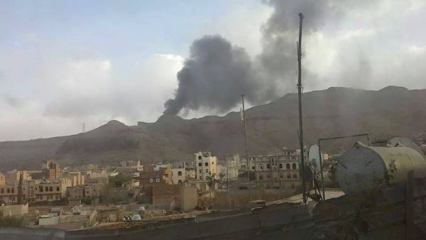 غارات للتحالف العربي على مواقع وتجمعات المليشيا جنوب العاصمة صنعاء