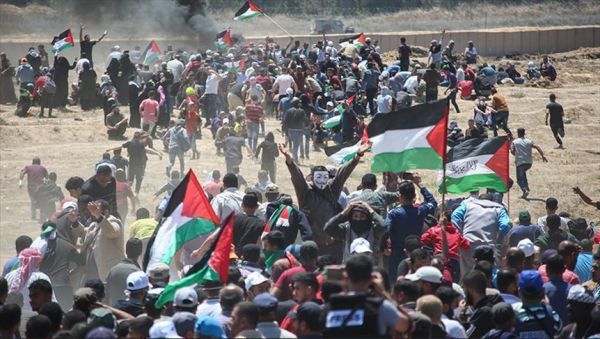 شهيد وأكثر من 100مصاب برصاص الاحتلال الإسرائيلي قرب حدود غزة