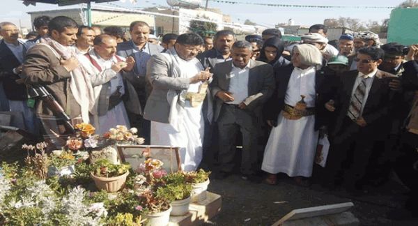 معارض صور لقتلى الحوثيين وجبايات للمجهود الحربي بصنعاء