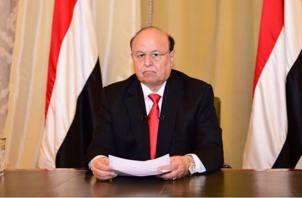 ‏رئيس الجمهورية يدعو للاصطفاف الوطني  لإسناد المعركة الوطنية في مواجهة مليشيات الحوثي