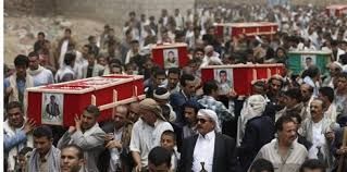 صنعاء.. الحوثية تشيع خمسة عشر من عناصرها قتلوا بظروف مجهولة