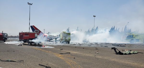 مسؤول حكومي: مليشيات الحوثي تتحمل مسؤولية تدمير طائرات اليمنية بمطار صنعاء