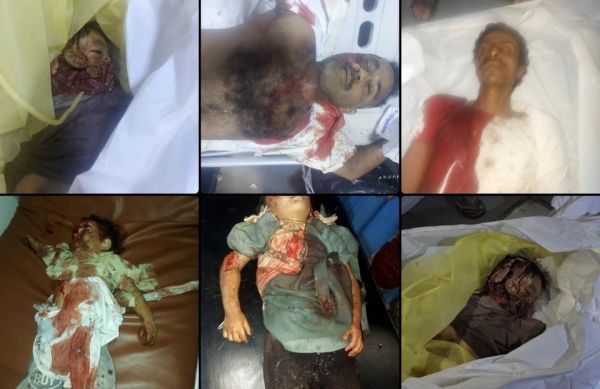 15 شهيداً ومصاباً معظمهم أطفال في قصف حوثي استهدف منزلاً أثناء الإفطار في حيران بحجة