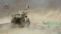 مدفعية الجيش تدك تجمعات للمليشيات الانقلابية في نهم