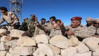 المقدشي يتفقد قوات المنطقة العسكرية السابعة شرق صنعاء