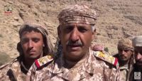 قائد المنطقة العسكرية السابعة يزف بشرى لليمنيين من جبهة نهم شرق صنعاء