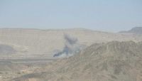 بعد اعتراض صاروخين بالستيين.. قصف مدفعي وجوي على مواقع المليشيات غربي مأرب