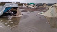 منظمة دولية: تأثر 40 موقع نزوح للأضرار جراء السيول الجارفة بمأرب
