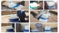 توزيع حقائب صحية لنازحي الجوف بمخيم المسيل بمأرب