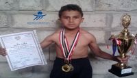 الطفل "التوهمي" بطل للجمباز في صنعاء استدرجته المليشيا ليقتل بجبهات مأرب.. ما قصته..؟ الطفل "التوهمي" بطل للجمباز في صنعاء استدرجته المليشيا ليقتل بجبهات مأرب.. ما قصته..؟