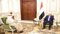 الرئيس هادي يناقش مع الحجرف دور مجلس التعاون الخليجي في دعم الاقتصاد اليمني